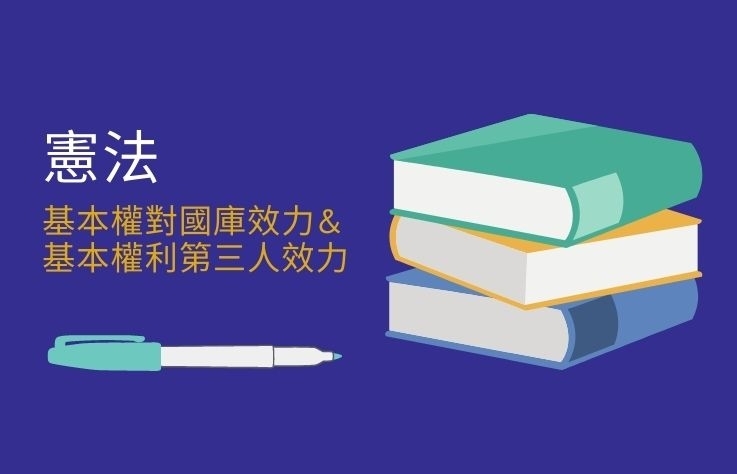 憲法名詞解釋 - 基本權對國庫效力&基本權利第三人效力